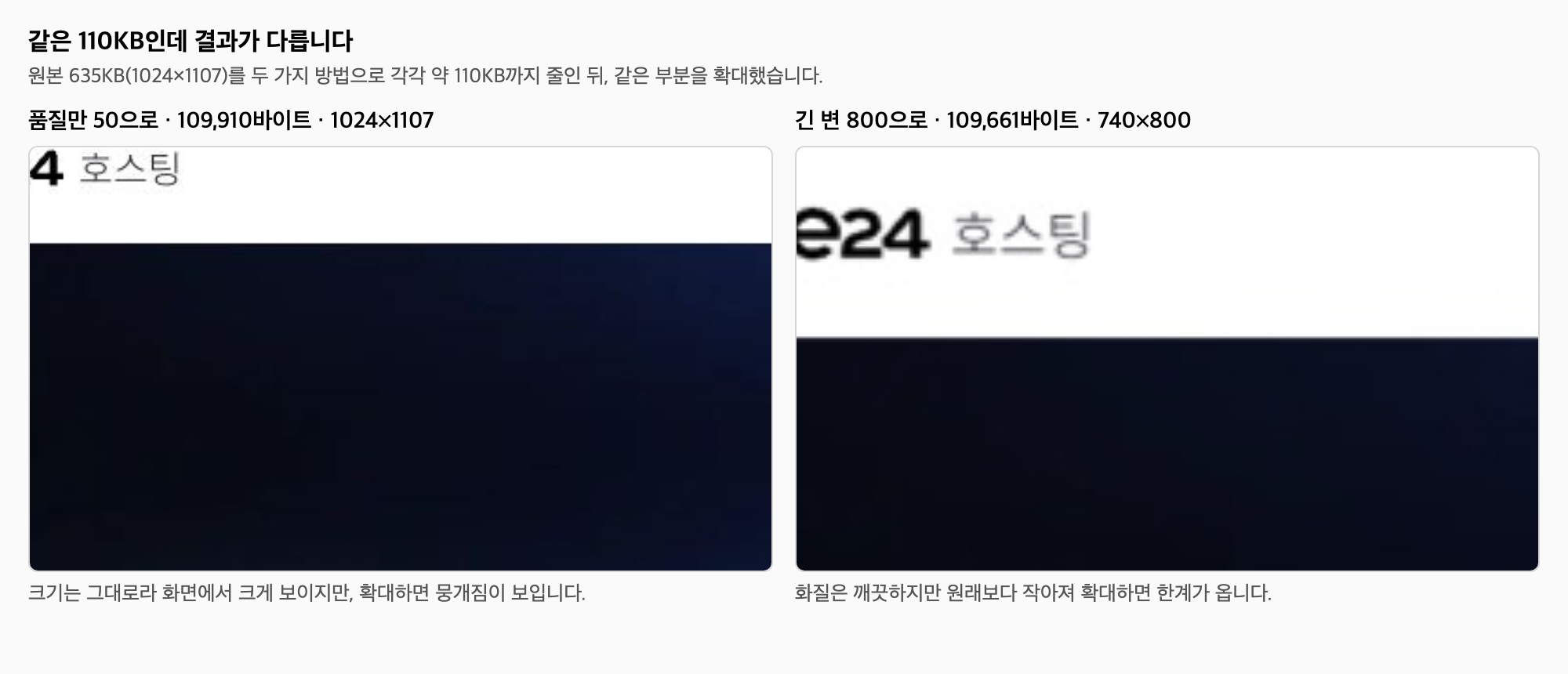 quality vs resize